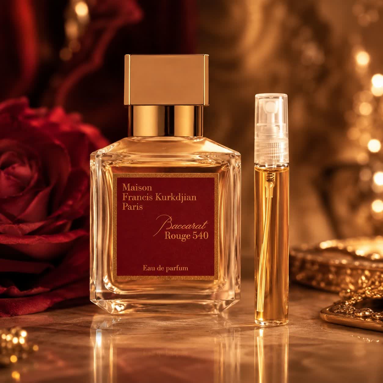 اسانس عطر باکارات رژ ۵ گرمی (Maison Francis Kurkdjian - Baccarat Rouge 540)