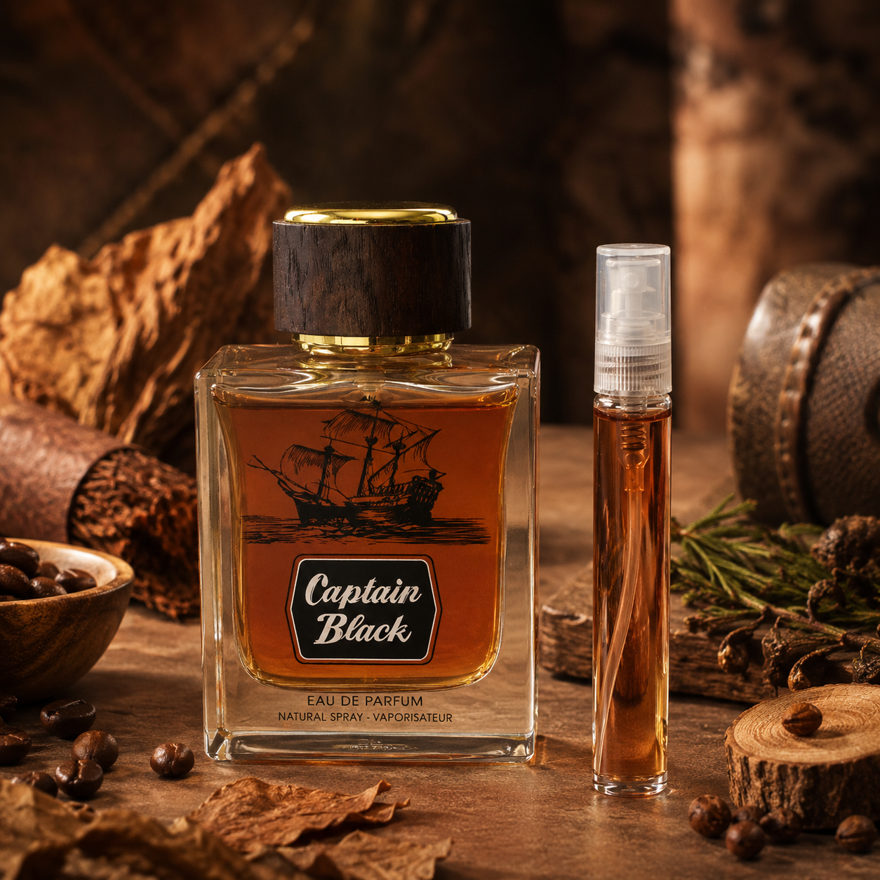 اسانس عطر کاپیتان بلک ۵۰ گرمی( Captain Black)